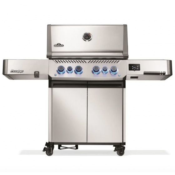 Grill gazowy Napoleon Prestige 500z palnikiem do steków i do rożna WIFI ( model 2025)